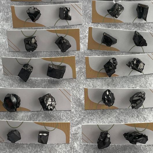 Shungite Elite Rough Stud Earrings Shungite Elite Rough Stud Earrings